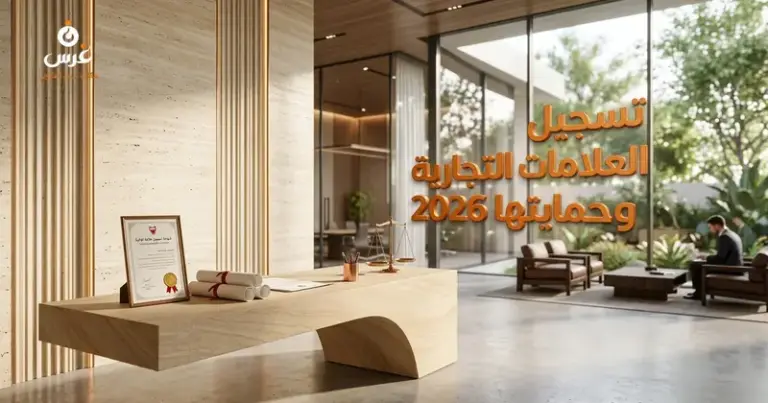 صورة توضيحية حول تسجيل العلامات التجارية في سوريا 2026 — مكتب غرس القانوني