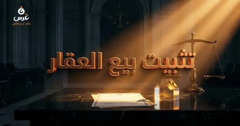 صورة توضيحية حول دعوى تثبيت بيع عقار في سوريا — مكتب غرس القانوني